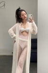 SWAYING/KNIT seamless mohair long suit SW211SZ33